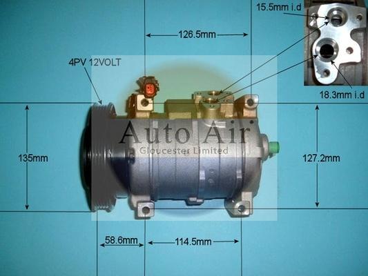 Auto Air Gloucester 14-7497 - Компрессор кондиционера unicars.by