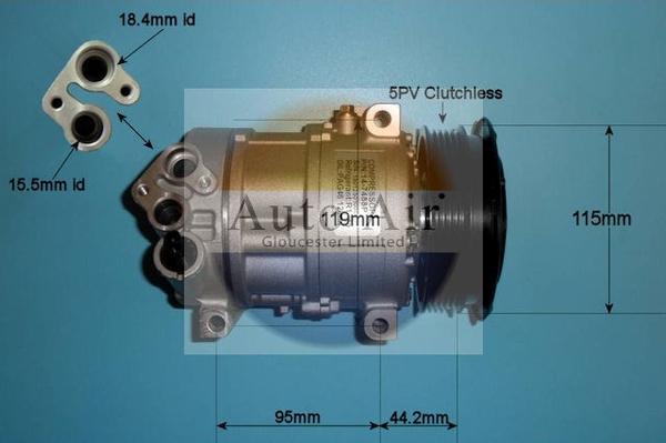 Auto Air Gloucester 14-7488P - Компрессор кондиционера unicars.by