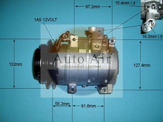 Auto Air Gloucester 14-7424 - Компрессор кондиционера unicars.by