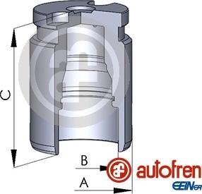 AUTOFREN SEINSA D02594 - Поршень, корпус скобы тормоза unicars.by