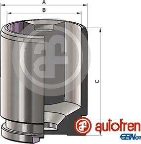 AUTOFREN SEINSA D025602 - Поршень, корпус скобы тормоза unicars.by