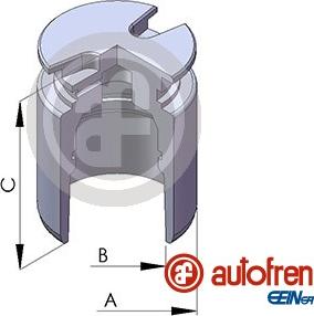 AUTOFREN SEINSA D025102 - Поршень, корпус скобы тормоза unicars.by