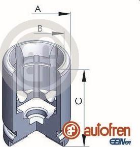 AUTOFREN SEINSA D02526 - Поршень, корпус скобы тормоза unicars.by