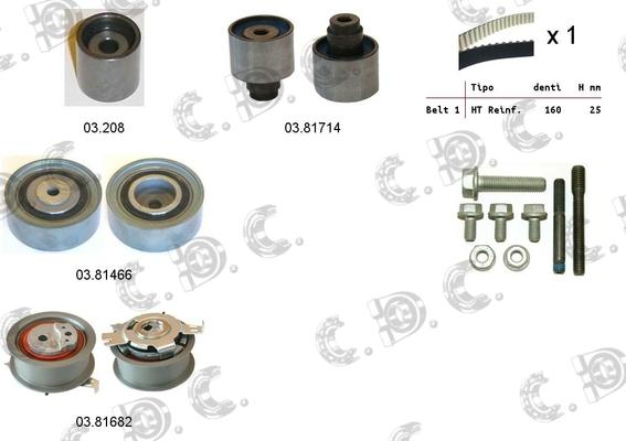 Autokit 04.5314 - Комплект зубчатого ремня ГРМ unicars.by