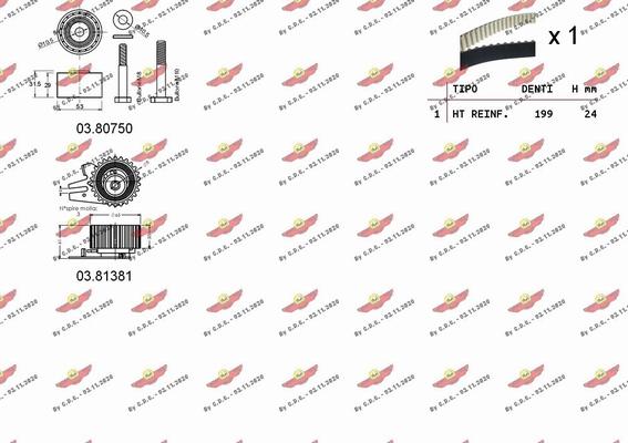 Autokit 04.5311 - Комплект зубчатого ремня ГРМ unicars.by