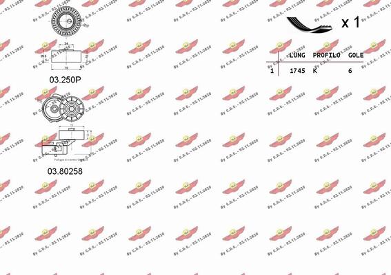 Autokit 06.0049 - Поликлиновый ременный комплект unicars.by