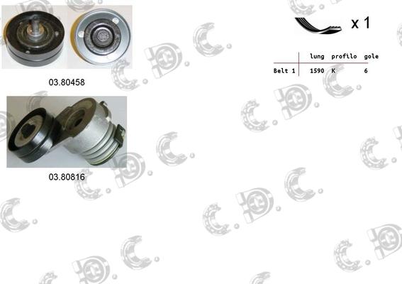 Autokit 06.0114 - Поликлиновый ременный комплект unicars.by