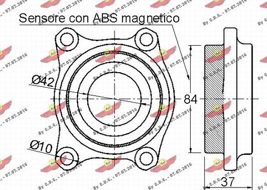 Autokit 01.97162 - Комплект подшипника ступицы колеса unicars.by