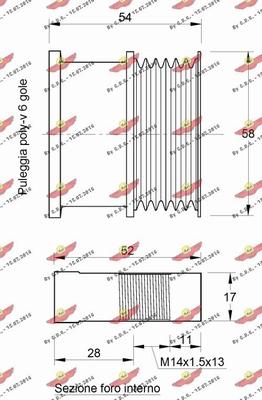 Autokit 03.82050 - Шкив генератора, муфта unicars.by