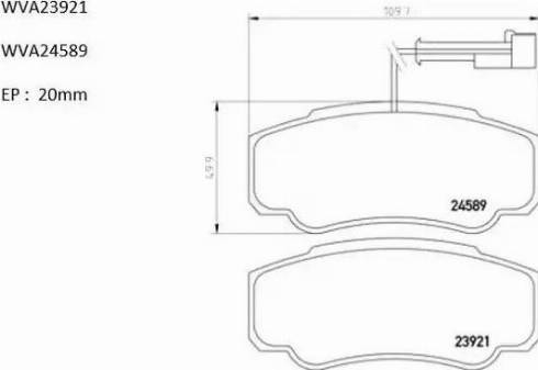 Automotor France ABP6358 - Тормозные колодки, дисковые, комплект unicars.by