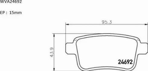 Automotor France ABP1334 - Тормозные колодки, дисковые, комплект unicars.by