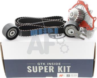 Automotor France STK4980 - Водяной насос + комплект зубчатого ремня ГРМ unicars.by