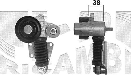 Autoteam A02116 - Натяжитель, поликлиновый ремень unicars.by