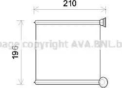 Ava Quality Cooling AI6385 - Теплообменник, отопление салона unicars.by