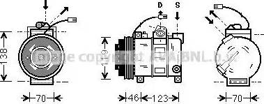 Ava Quality Cooling AI K015 - Компрессор кондиционера unicars.by