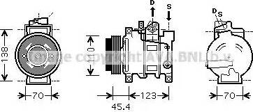 Ava Quality Cooling AI K227 - Компрессор кондиционера unicars.by