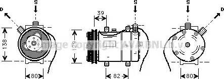 Ava Quality Cooling AI K009 - Компрессор кондиционера unicars.by