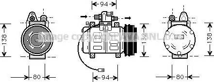 Ava Quality Cooling AI K180 - Компрессор кондиционера unicars.by