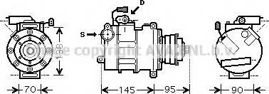 Ava Quality Cooling AI K267 - Компрессор кондиционера unicars.by