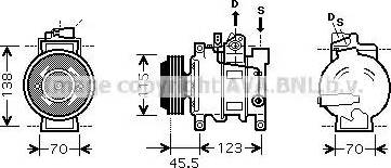 Ava Quality Cooling AI K281 - Компрессор кондиционера unicars.by