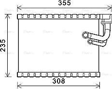 Ava Quality Cooling AIV326 - Испаритель, кондиционер unicars.by