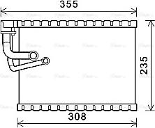 Ava Quality Cooling AIV327 - Испаритель, кондиционер unicars.by