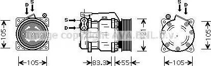 Ava Quality Cooling AL K090 - Компрессор кондиционера unicars.by