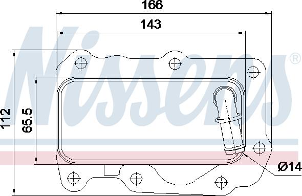 Ava Quality Cooling AU3367 - Масляный радиатор, двигательное масло unicars.by