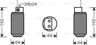 Ava Quality Cooling AU D036 - Осушитель, кондиционер unicars.by