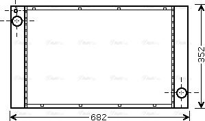 Ava Quality Cooling BWA2333 - Радиатор, охлаждение двигателя unicars.by