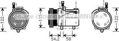 Ava Quality Cooling BW K059 - Компрессор кондиционера unicars.by