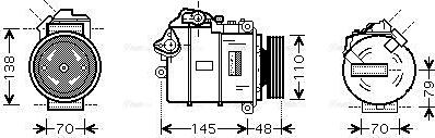 Ava Quality Cooling BWAK317 - Компрессор кондиционера unicars.by