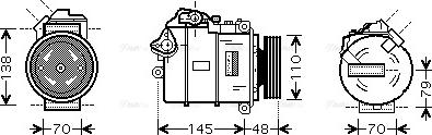 Ava Quality Cooling BW K317 - Компрессор кондиционера unicars.by