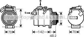 Ava Quality Cooling BWK385 - Компрессор кондиционера unicars.by