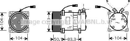 Ava Quality Cooling CLK002 - Компрессор кондиционера unicars.by