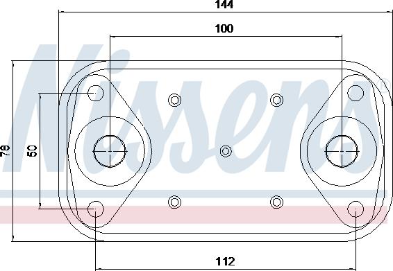 Ava Quality Cooling CN3344 - Масляный радиатор, двигательное масло unicars.by