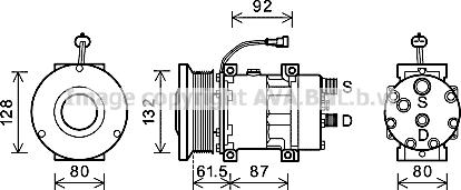 Ava Quality Cooling CPK011 - Компрессор кондиционера unicars.by