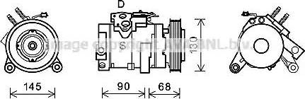 Ava Quality Cooling CRK133 - Компрессор кондиционера unicars.by