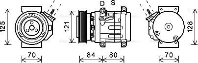 Ava Quality Cooling CTK037 - Компрессор кондиционера unicars.by