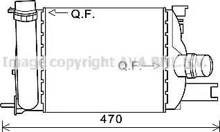 Ava Quality Cooling DA4013 - Интеркулер, теплообменник турбины unicars.by