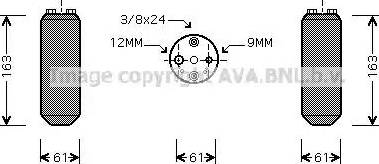 Ava Quality Cooling DN D058 - Осушитель, кондиционер unicars.by