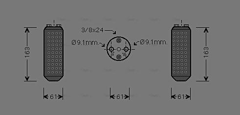 Ava Quality Cooling DN D037 - Осушитель, кондиционер unicars.by