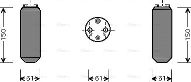 Ava Quality Cooling DN D255 - Осушитель, кондиционер unicars.by