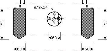 Ava Quality Cooling DN D236 - Осушитель, кондиционер unicars.by