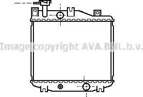 Ava Quality Cooling DU 2005 - Радиатор, охлаждение двигателя unicars.by