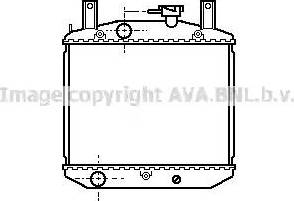 Ava Quality Cooling DUA2008 - Радиатор, охлаждение двигателя unicars.by