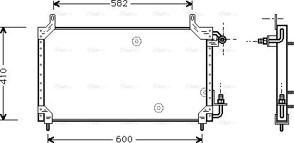 Ava Quality Cooling DW 5006 - Конденсатор кондиционера unicars.by