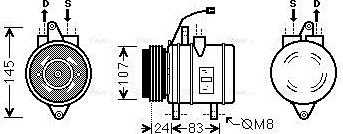 Ava Quality Cooling DWAK096 - Компрессор кондиционера unicars.by