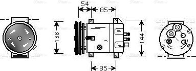 Ava Quality Cooling DWAK020 - Компрессор кондиционера unicars.by