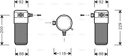 Ava Quality Cooling DW D021 - Осушитель, кондиционер unicars.by